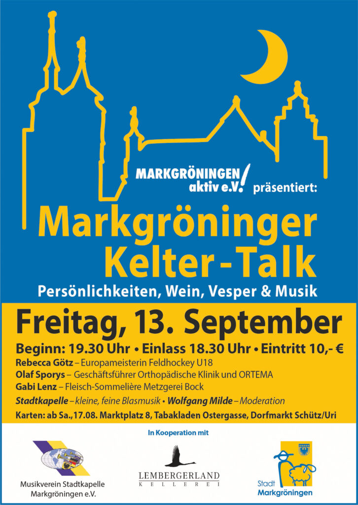 Plakat Kelter-Talk 2024