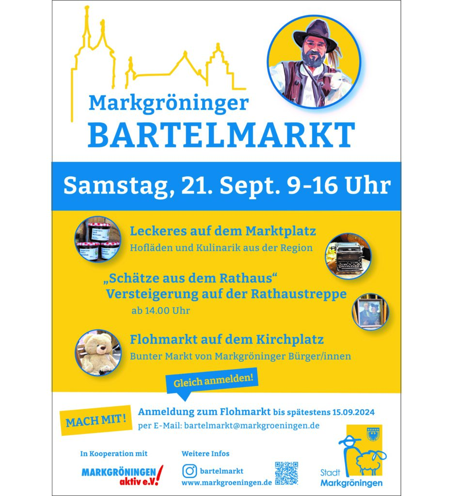 Plakat Markgröninger Bartelmarkt