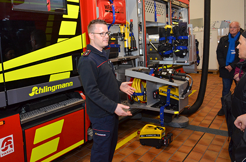 Besuch bei der Freiwilligen Feuerwehr Markgröningen.