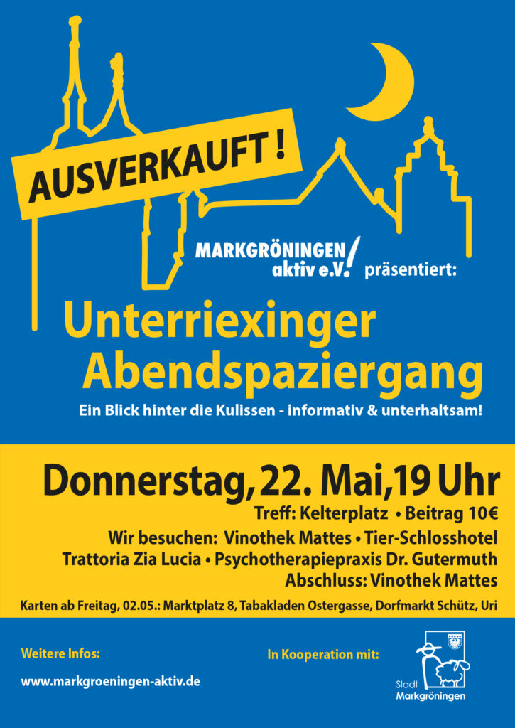 Markgröninger Marktplatzabend am 15. Mai 2025