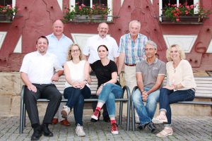 Ein starkes Team: (vorne von links) Dieter Schmidt, Susanne Schmidt-Hannig, Ariane Schröfel, Andreas Huth, Antje Zeug-Bader. (hinten) Thomas Farian, Axel Rolla, Wolfgang Milde