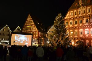 Open-Air-Kino "Die Feuerzangenbowle" 2019 auf dem Markgröninger Marktplatz